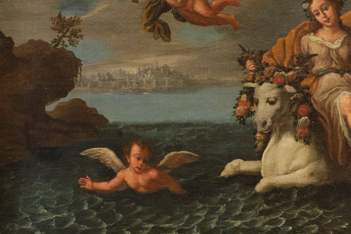  L'Enlèvement d'Europe, Paolo De Matteis (Piano Vetrale, 1662 - Naples, 1728) Cercle de-photo-4