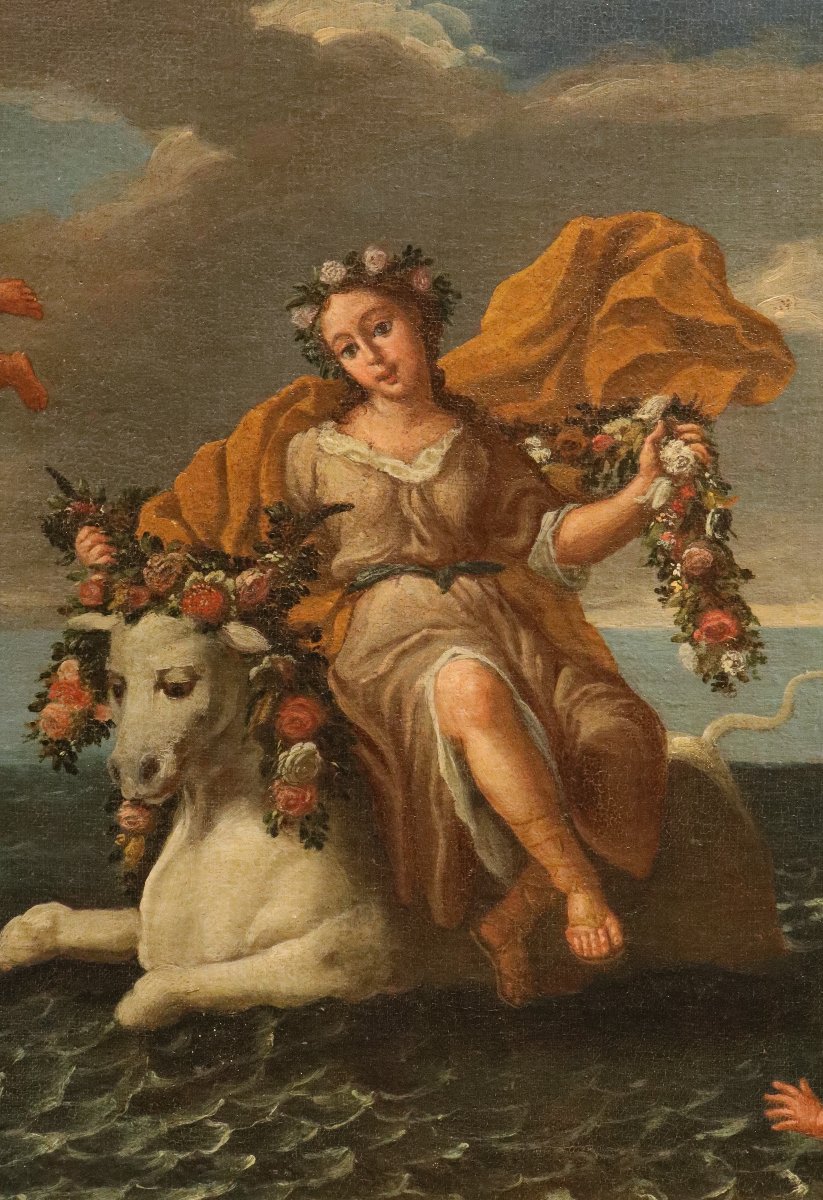  L'Enlèvement d'Europe, Paolo De Matteis (Piano Vetrale, 1662 - Naples, 1728) Cercle de-photo-2