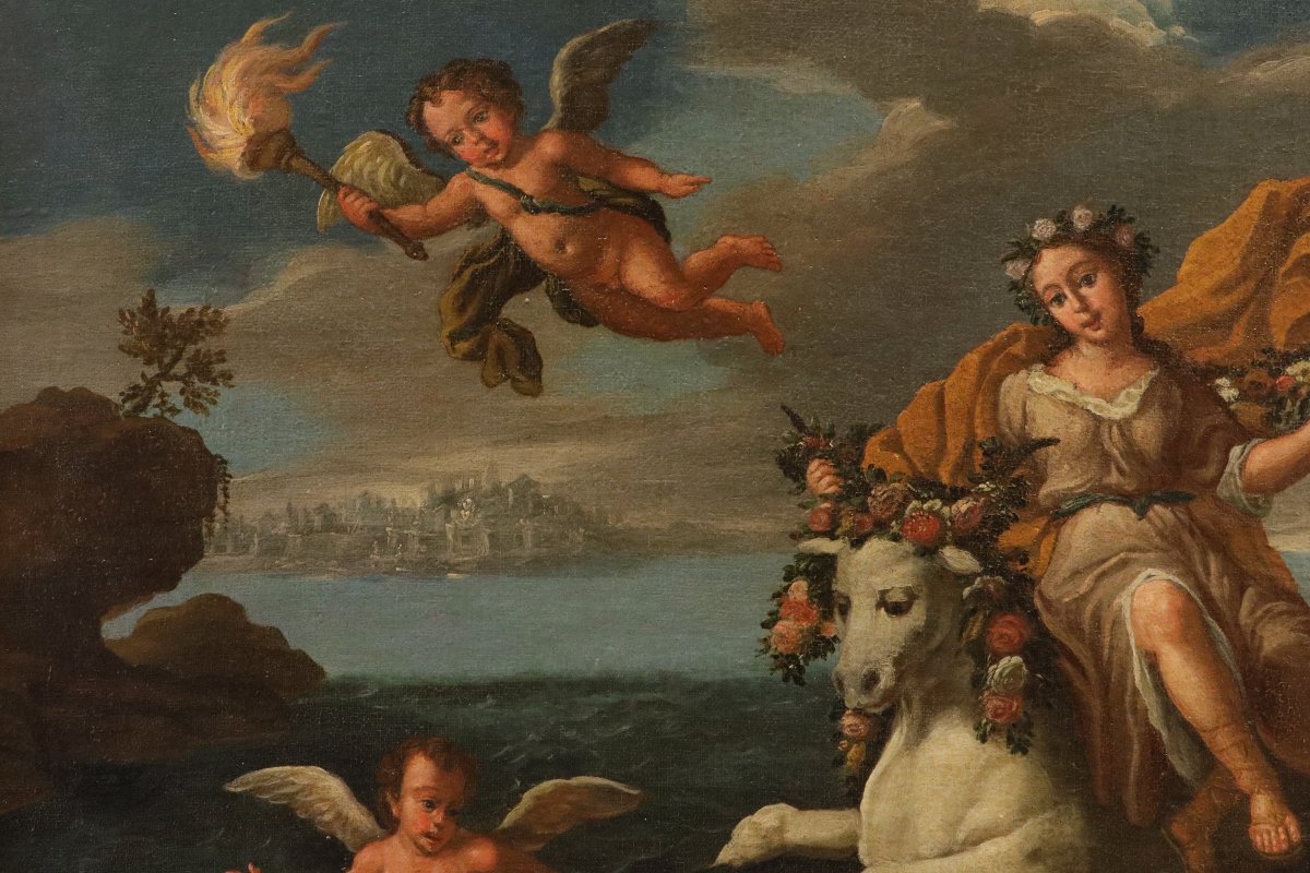  L'Enlèvement d'Europe, Paolo De Matteis (Piano Vetrale, 1662 - Naples, 1728) Cercle de-photo-6