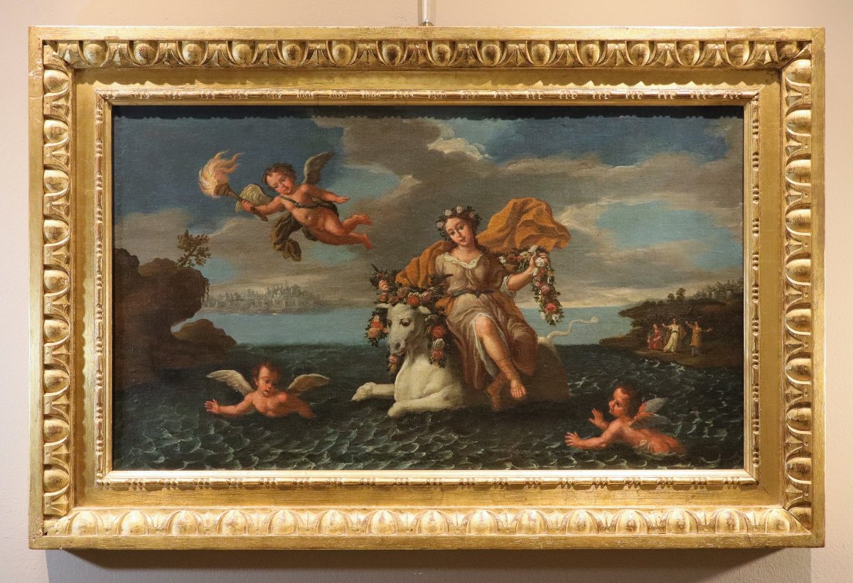  L'Enlèvement d'Europe, Paolo De Matteis (Piano Vetrale, 1662 - Naples, 1728) Cercle de