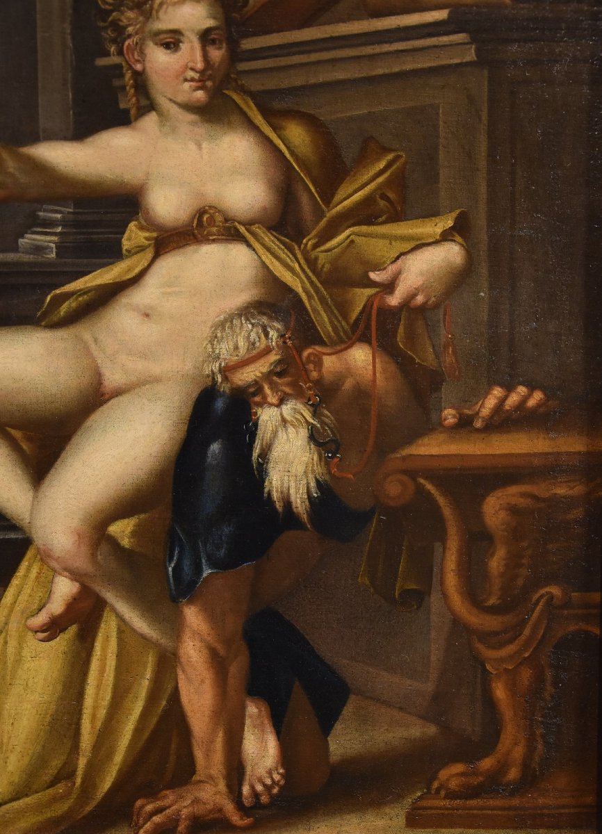 Aristote et Phyllide, Bartholomäus Spranger (Anvers, 1546 – Prague, 1611) atelier-photo-3