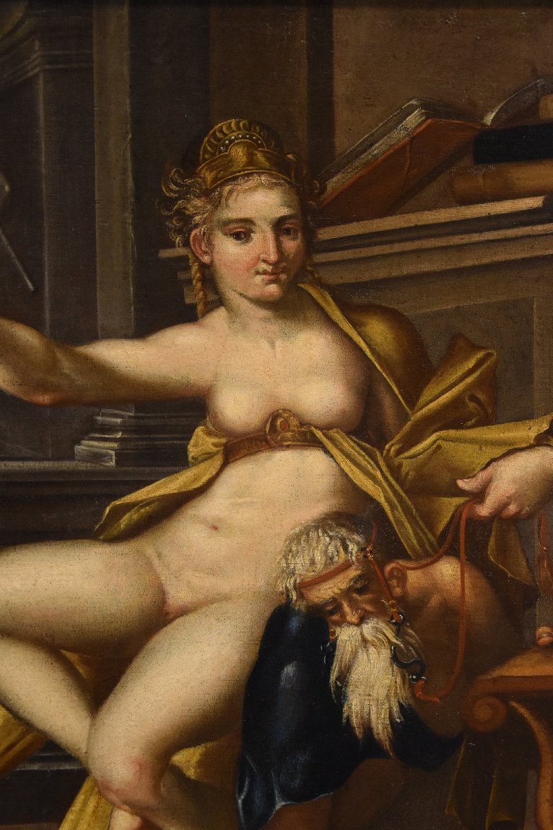 Aristote et Phyllide, Bartholomäus Spranger (Anvers, 1546 – Prague, 1611) atelier-photo-4