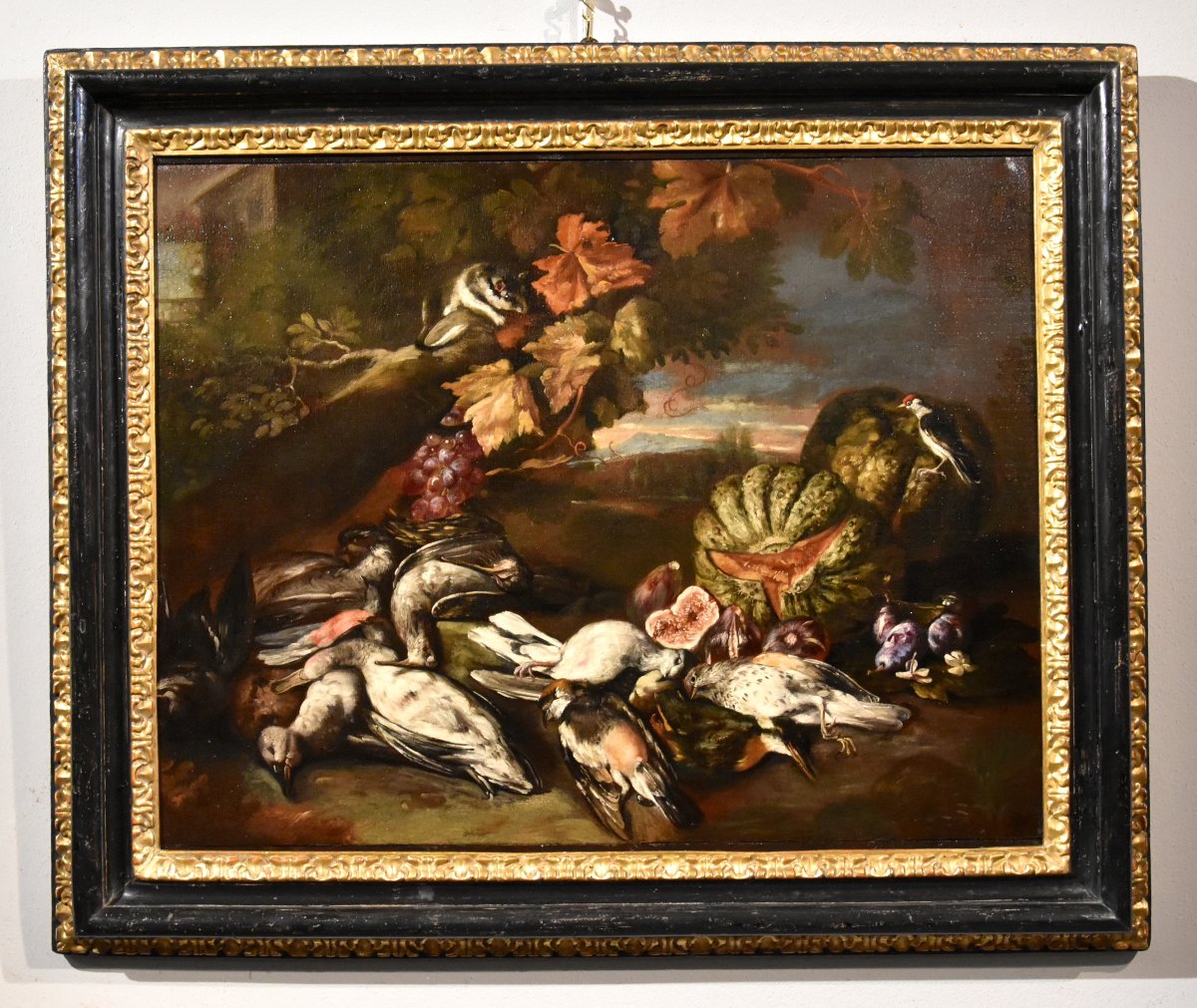 Giovanni Paolo Castelli (Rome 1659-1730), Nature Morte Dans Un Paysage-photo-2