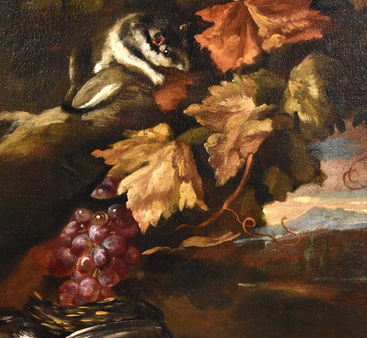 Giovanni Paolo Castelli (Rome 1659-1730), Nature Morte Dans Un Paysage-photo-2