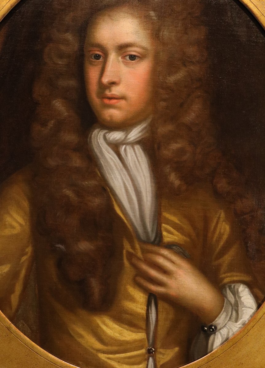 Portrait Of William Congreve, From The Workshop Of Godfrey Kneller (lübeck 1646 – London 1723)-photo-3