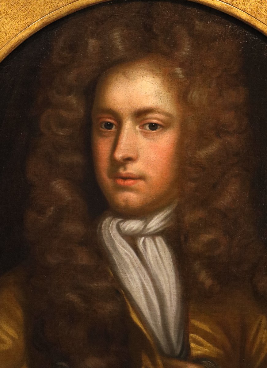 Portrait Of William Congreve, From The Workshop Of Godfrey Kneller (lübeck 1646 – London 1723)-photo-4