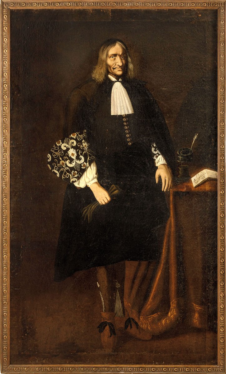 Full-length Portrait Of Giacomo Pesenti, Attributed To Carlo Ceresa (bergamo, 1609–1697)-photo-4