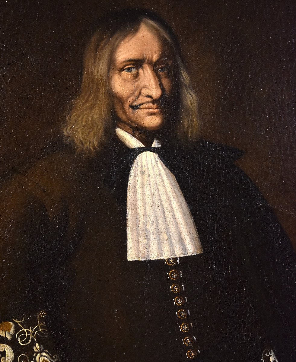 Full-length Portrait Of Giacomo Pesenti, Attributed To Carlo Ceresa (bergamo, 1609–1697)-photo-7