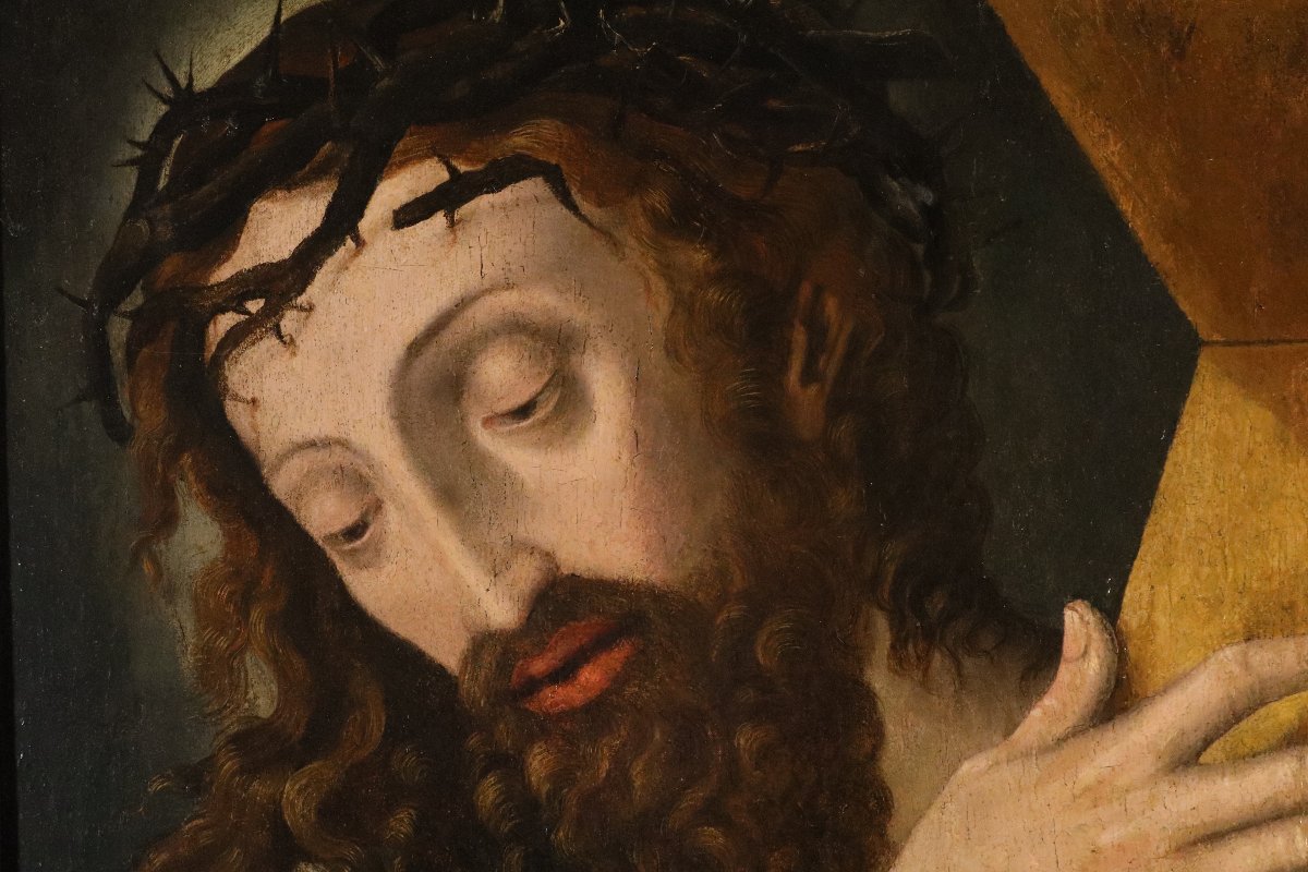 Christ portant la croix, Michael Coxie (Malines, 1499 – Malines, 1592) Atelier de -photo-2