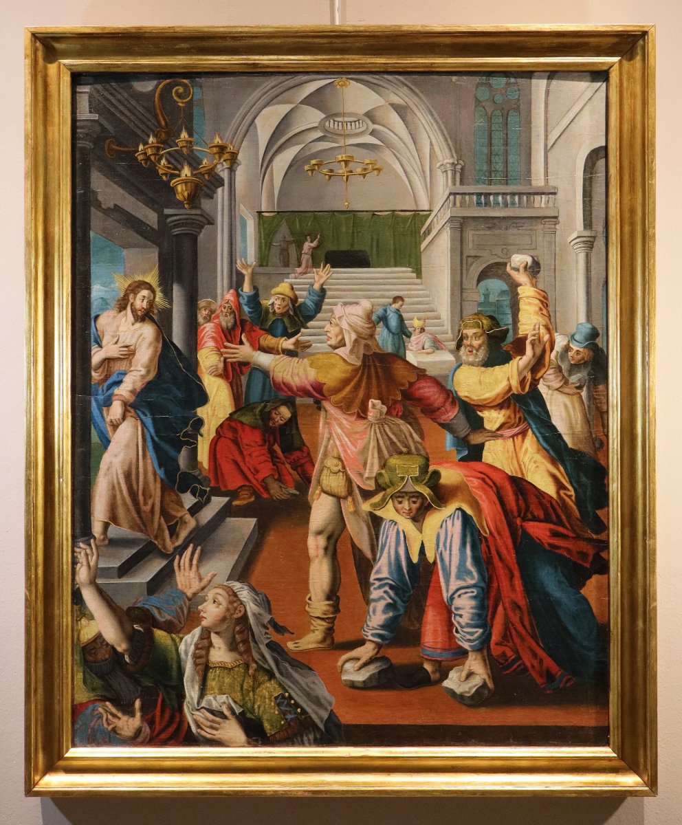 Christ chassé du Temple de Jérusalem, Maarten de Vos (Anvers, 1532 - 1603) atelier-photo-2