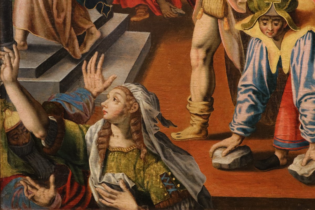 Christ chassé du Temple de Jérusalem, Maarten de Vos (Anvers, 1532 - 1603) atelier-photo-4
