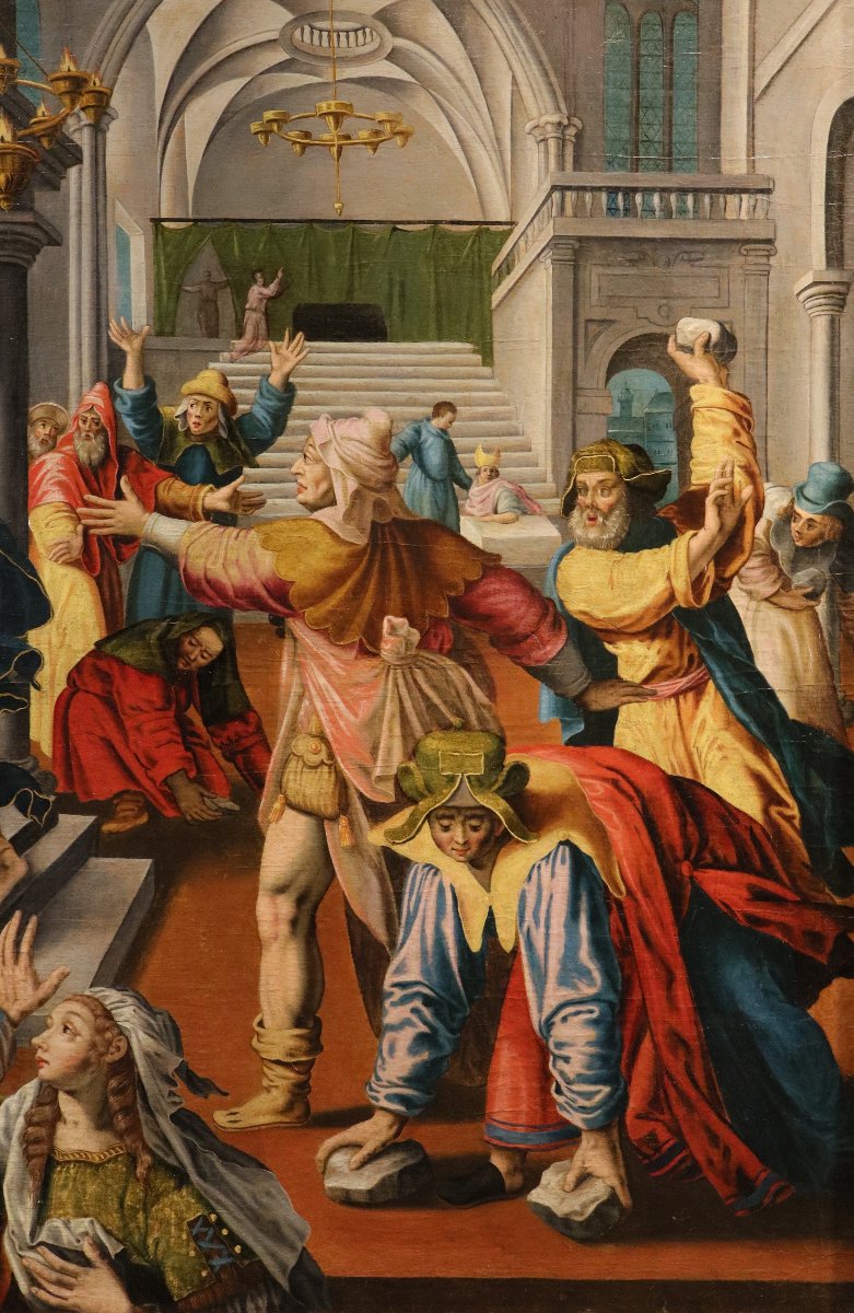 Christ chassé du Temple de Jérusalem, Maarten de Vos (Anvers, 1532 - 1603) atelier-photo-7
