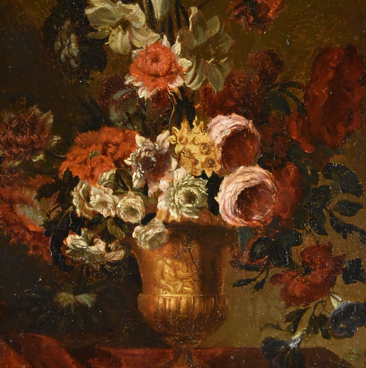 Still Life With Flowers, 17th-century Flemish School-photo-2