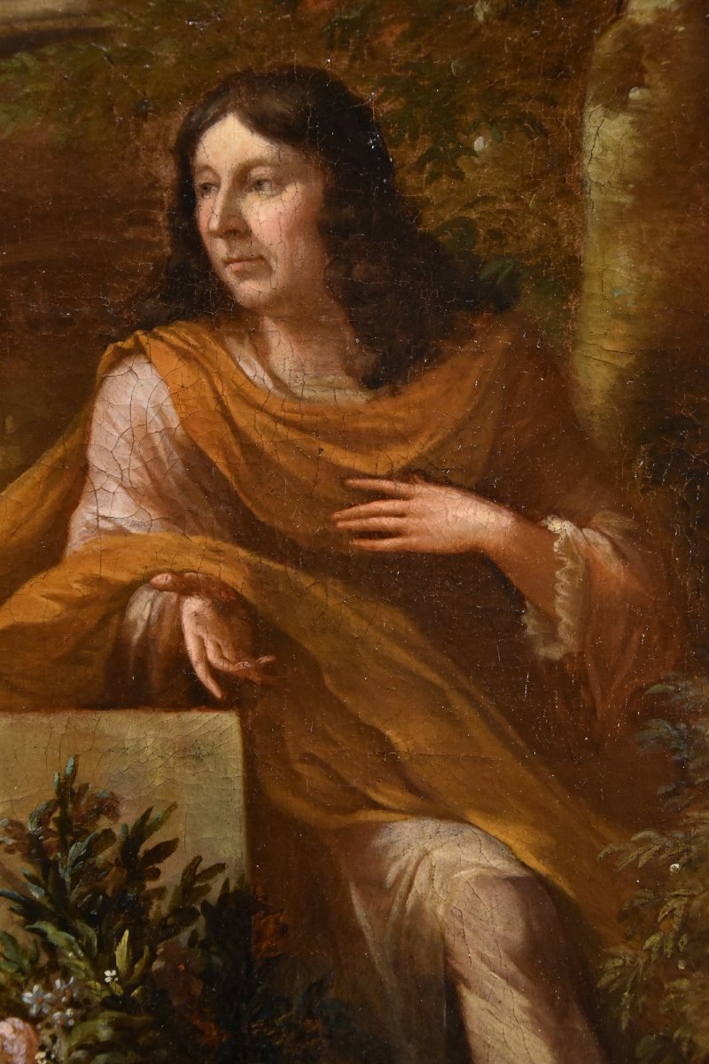 Portrait d'Un Gentleman Dans Un Jardin, Godfrey Kneller (Lübeck 1646 - Londres 1723) Cercle-photo-4