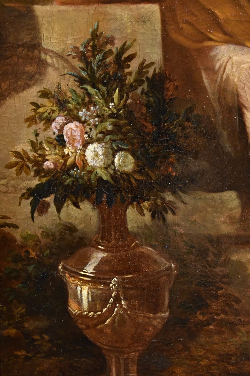 Portrait d'Un Gentleman Dans Un Jardin, Godfrey Kneller (Lübeck 1646 - Londres 1723) Cercle-photo-1
