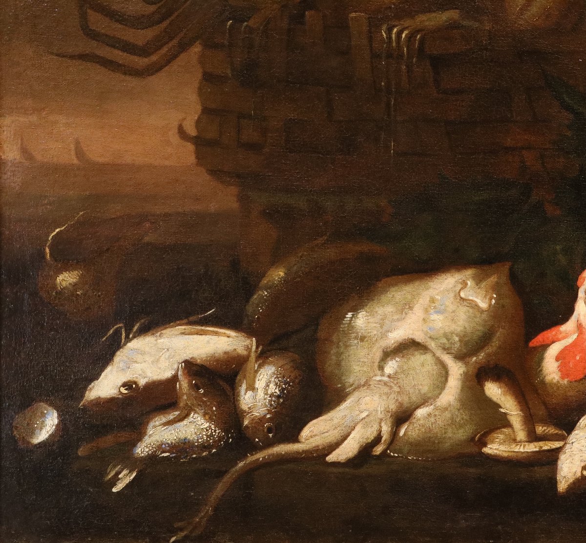 Elena Recco (naples, 1654–1700) Attributed, Pair Of Still Lifes With Fish-photo-1