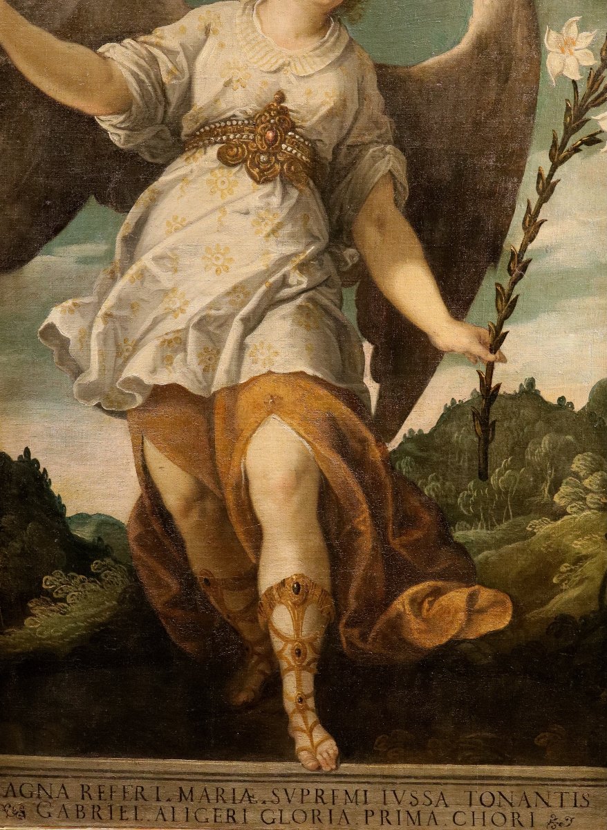 L'ange annonciateur, Bartolomé Román (Montoro, vers 1587 – Madrid, 1647)-photo-5