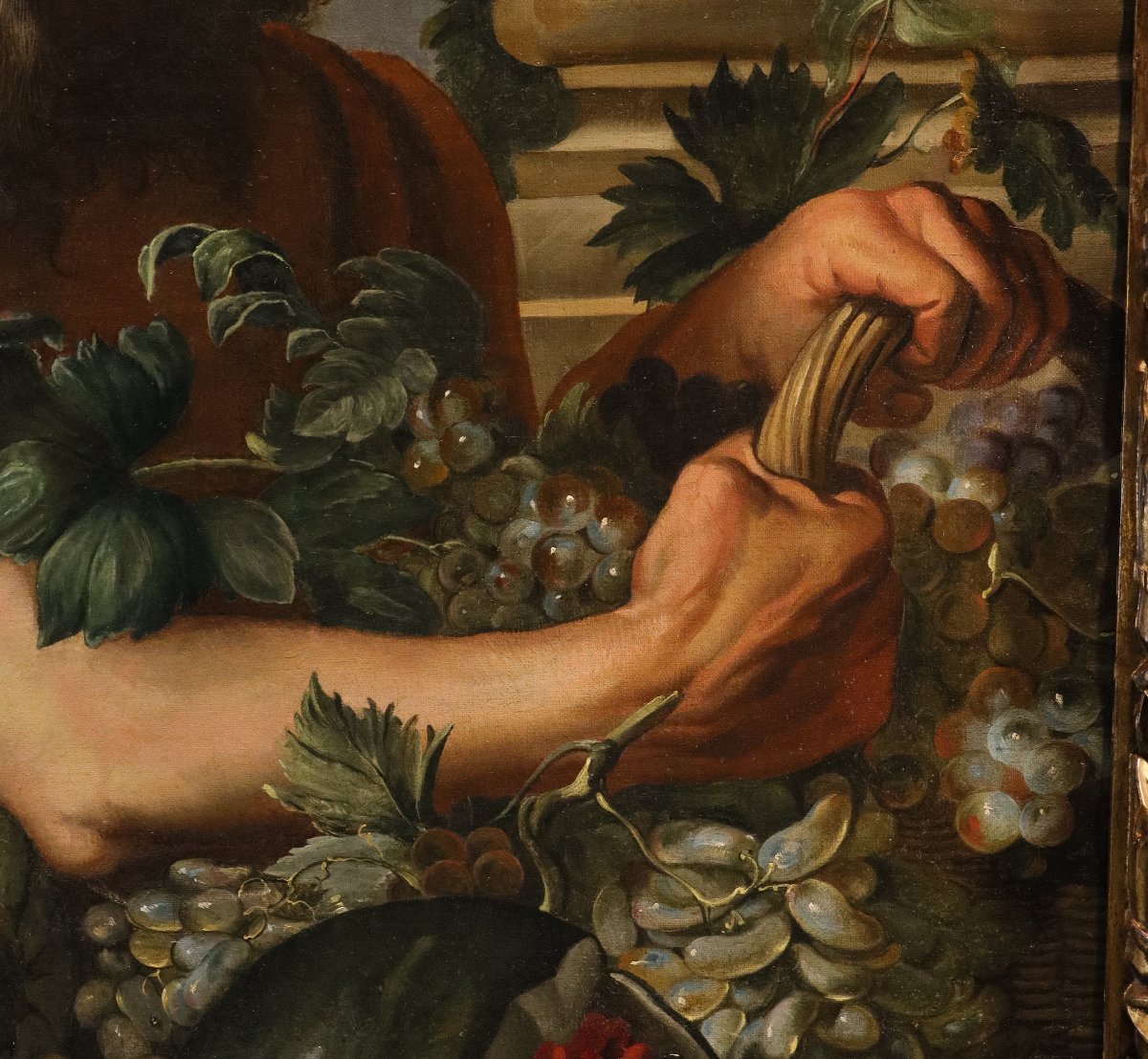 Portrait du philosophe grec Diogène, Atelier d’Abraham Brueghel (Anvers, 1631 – Naples, 1690)-photo-2