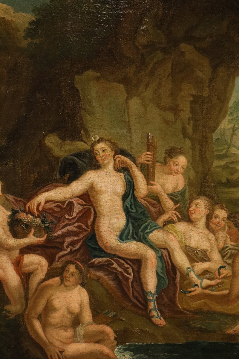 Diana Bathing With The Nymphs, By Antoine Coypel (paris, 1661–1722) Circle-photo-3