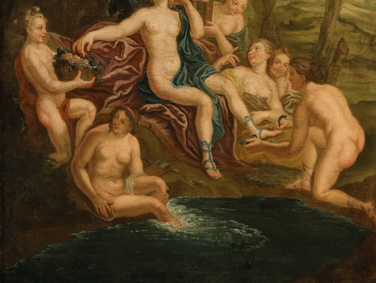 Diana Bathing With The Nymphs, By Antoine Coypel (paris, 1661–1722) Circle-photo-4