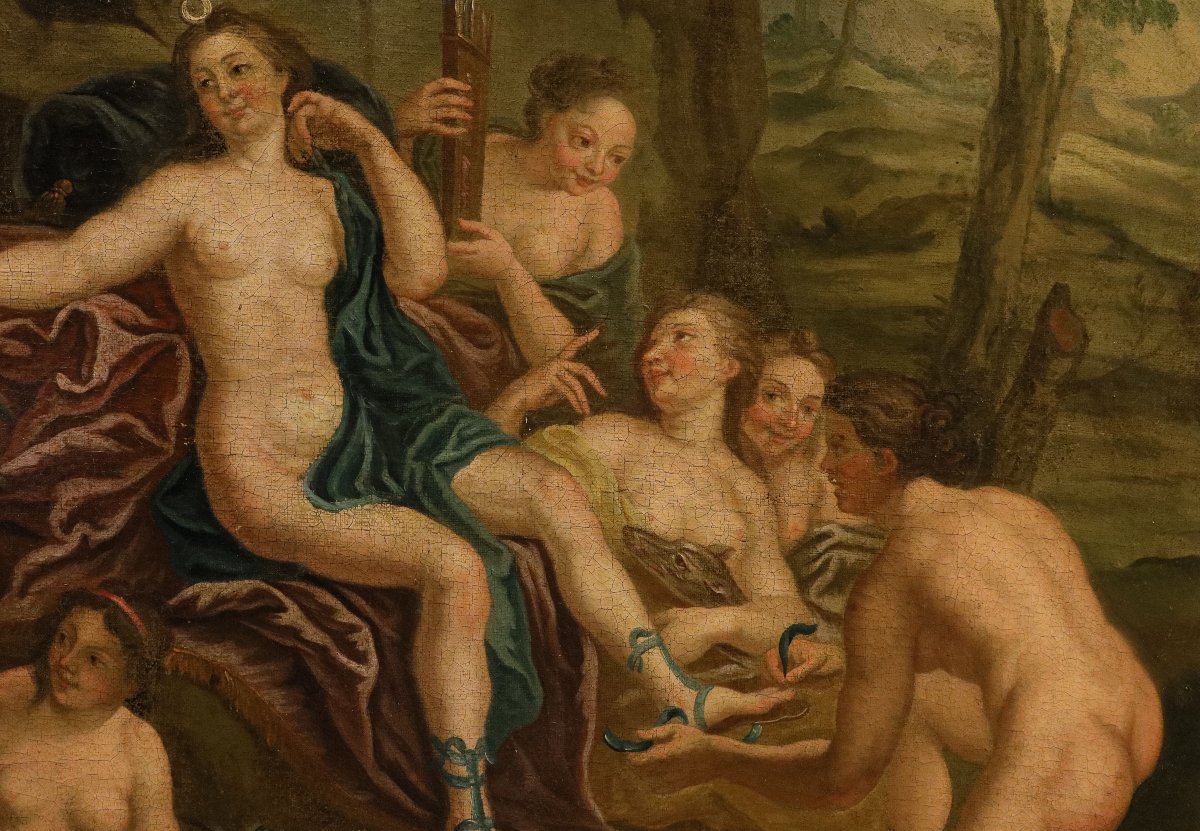Diana Bathing With The Nymphs, By Antoine Coypel (paris, 1661–1722) Circle-photo-6