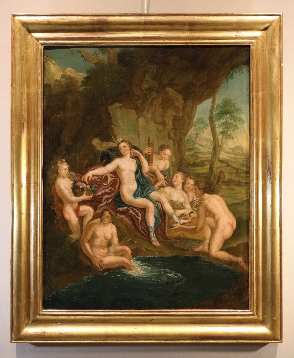 Diana Bathing With The Nymphs, By Antoine Coypel (paris, 1661–1722) Circle