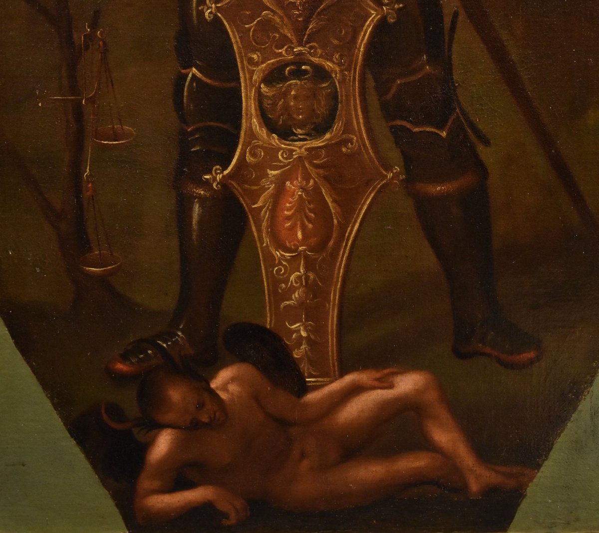 Saint Michel Archange, Peintre Lombard Du 17e Siècle -photo-1