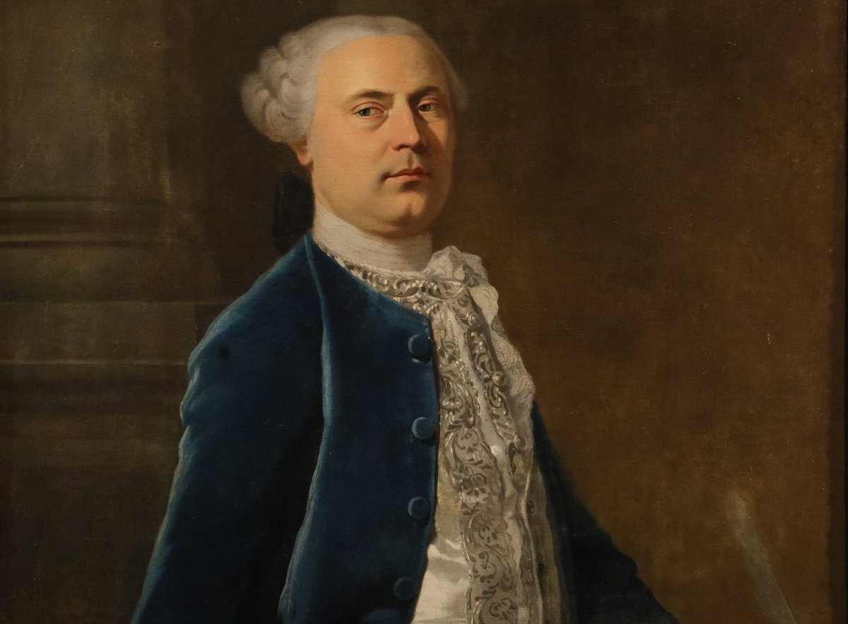 Portrait d'un gentilhomme, Jean-Baptiste van Loo (Aix-en-Provence, 1684 - 1745) entourage-photo-1