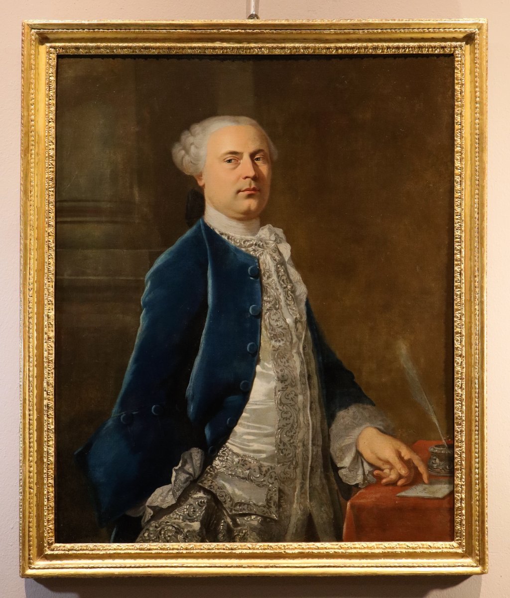 Portrait d'un gentilhomme, Jean-Baptiste van Loo (Aix-en-Provence, 1684 - 1745) entourage