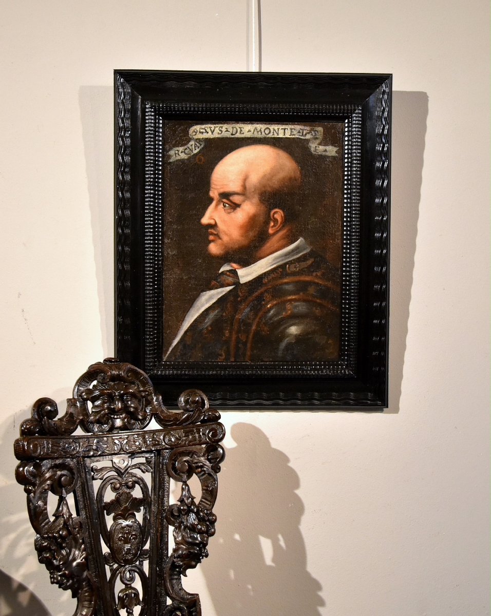 Peintre Toscan XVIe Siècle, Portrait De Niccolò Orsini, Comte De Pitigliano (1442-1510)-photo-7