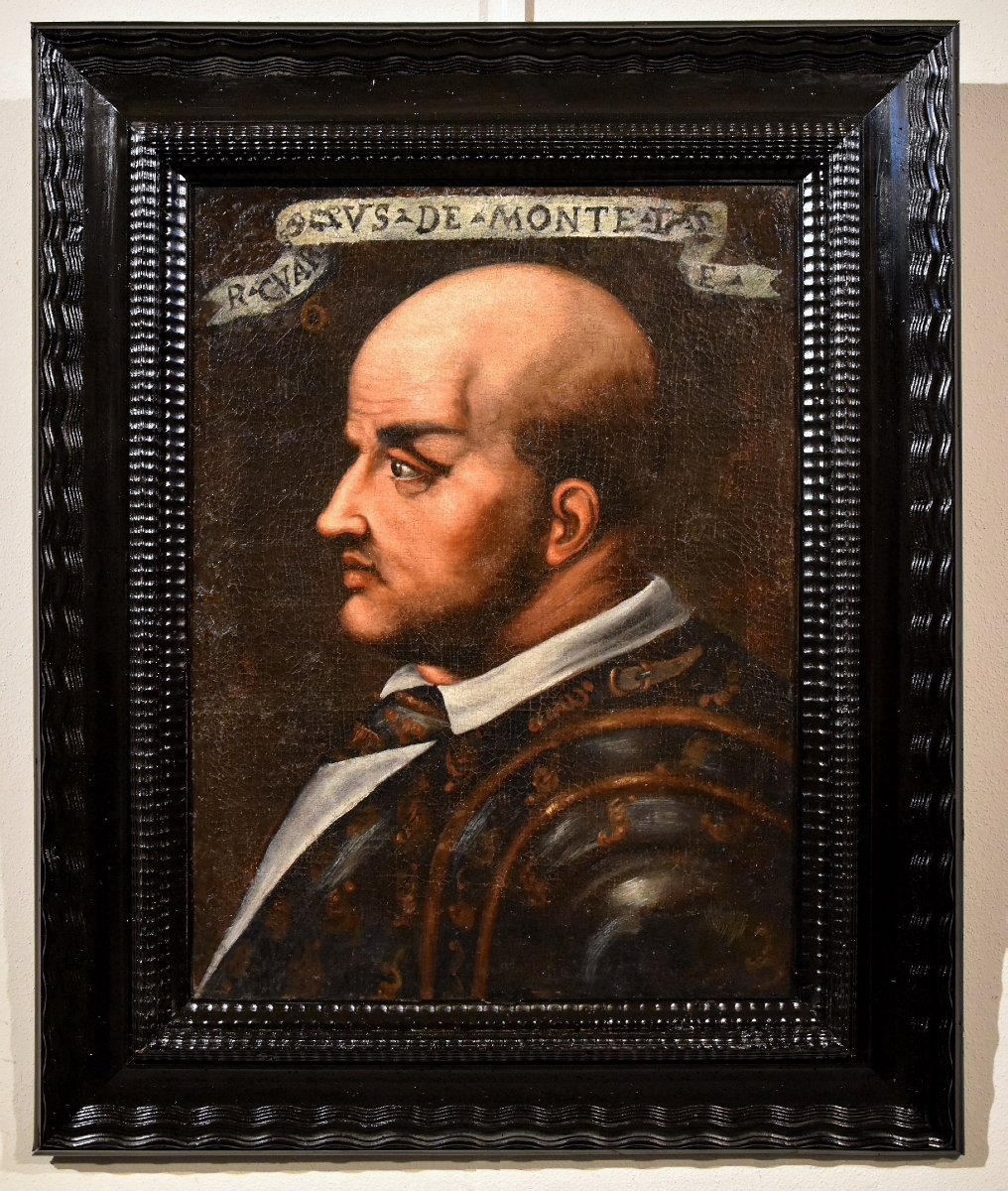 Peintre Toscan XVIe Siècle, Portrait De Niccolò Orsini, Comte De Pitigliano (1442-1510)