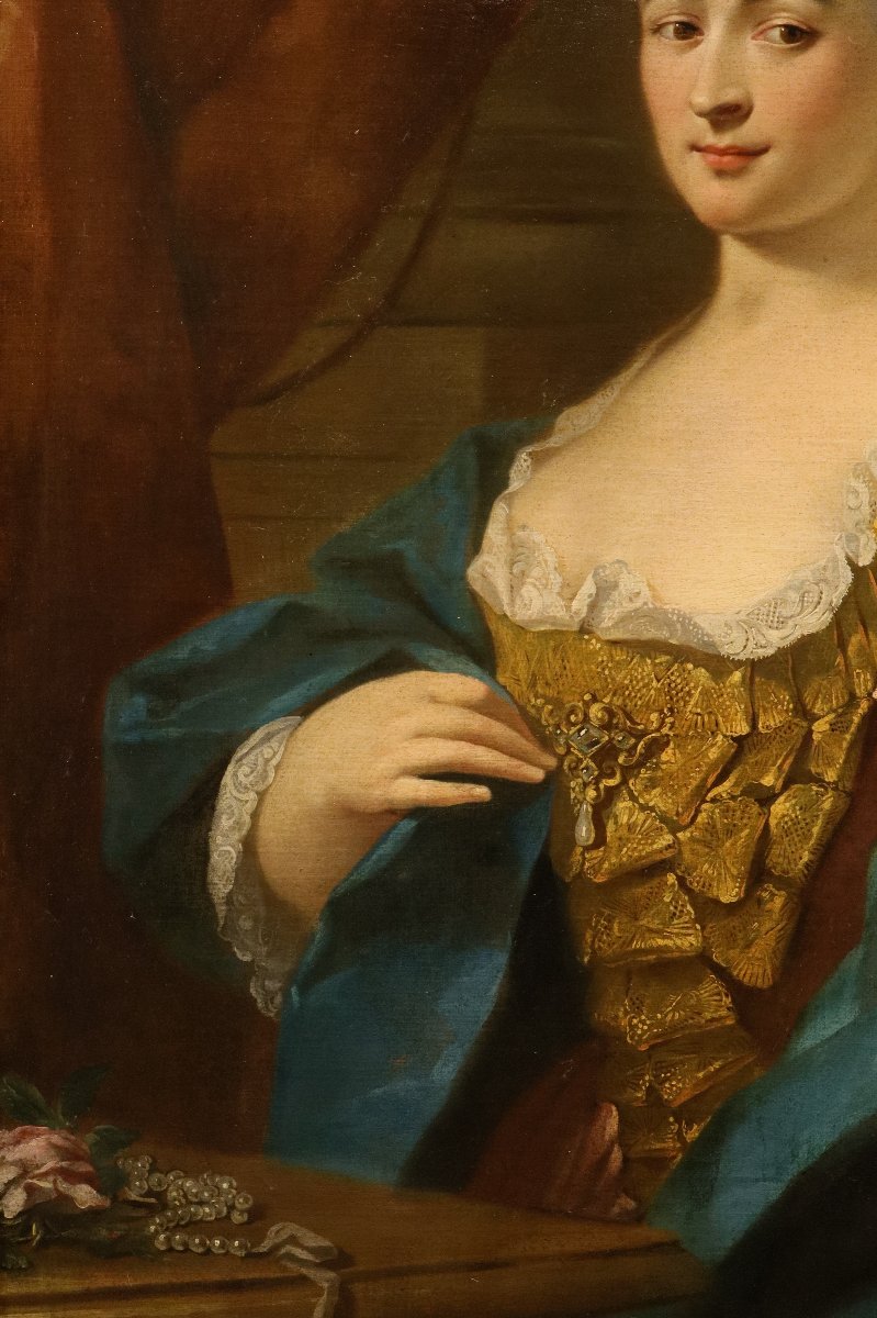 Portrait d'une dame, Jean-Baptiste van Loo (Aix-en-Provence, 1684 - 1745) entourage-photo-4