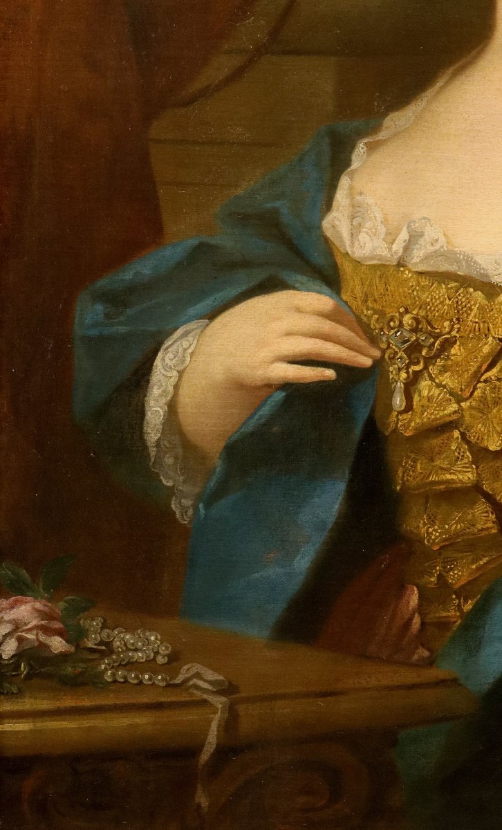 Portrait d'une dame, Jean-Baptiste van Loo (Aix-en-Provence, 1684 - 1745) entourage-photo-7