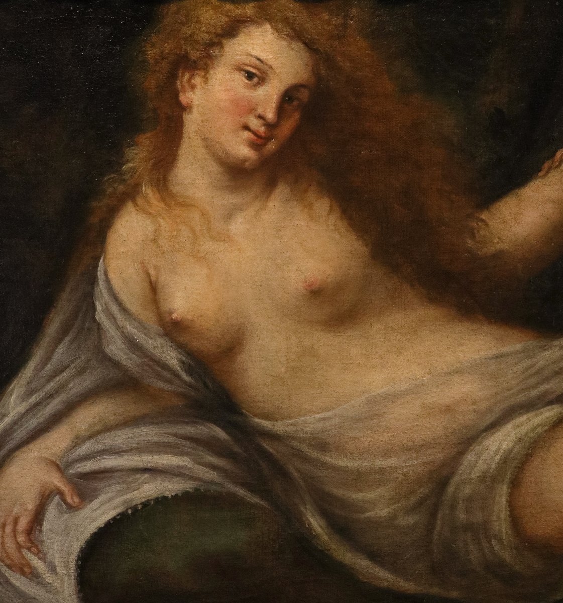 Vénus avec trois putti, Federico Cervelli (Milan, 1625 – Venise, 1700)-photo-4
