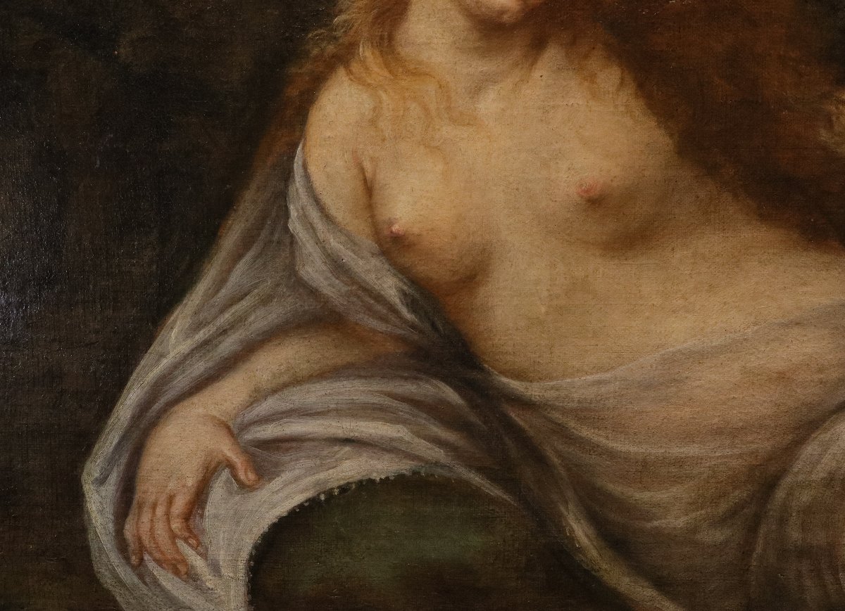 Vénus avec trois putti, Federico Cervelli (Milan, 1625 – Venise, 1700)-photo-6
