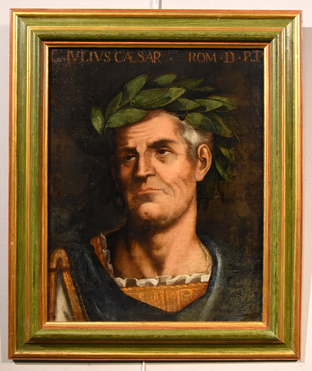 The Roman Emperors Augustus And Julius Caesar, A Follower Of Titian Vecellio-photo-3