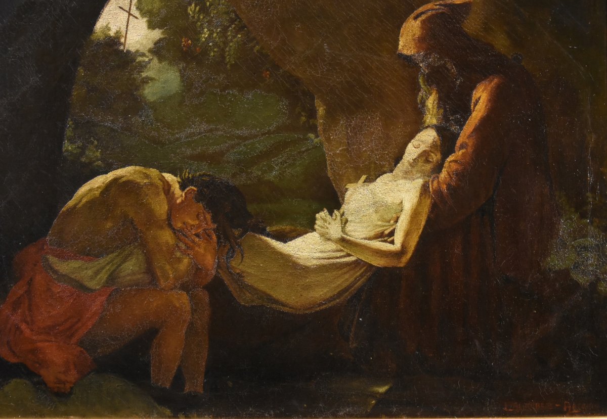 La Déposition d'Atala, Anne-Louis Girodet De Roussy-Trioson (1767 - 1824) Suiveur -photo-3