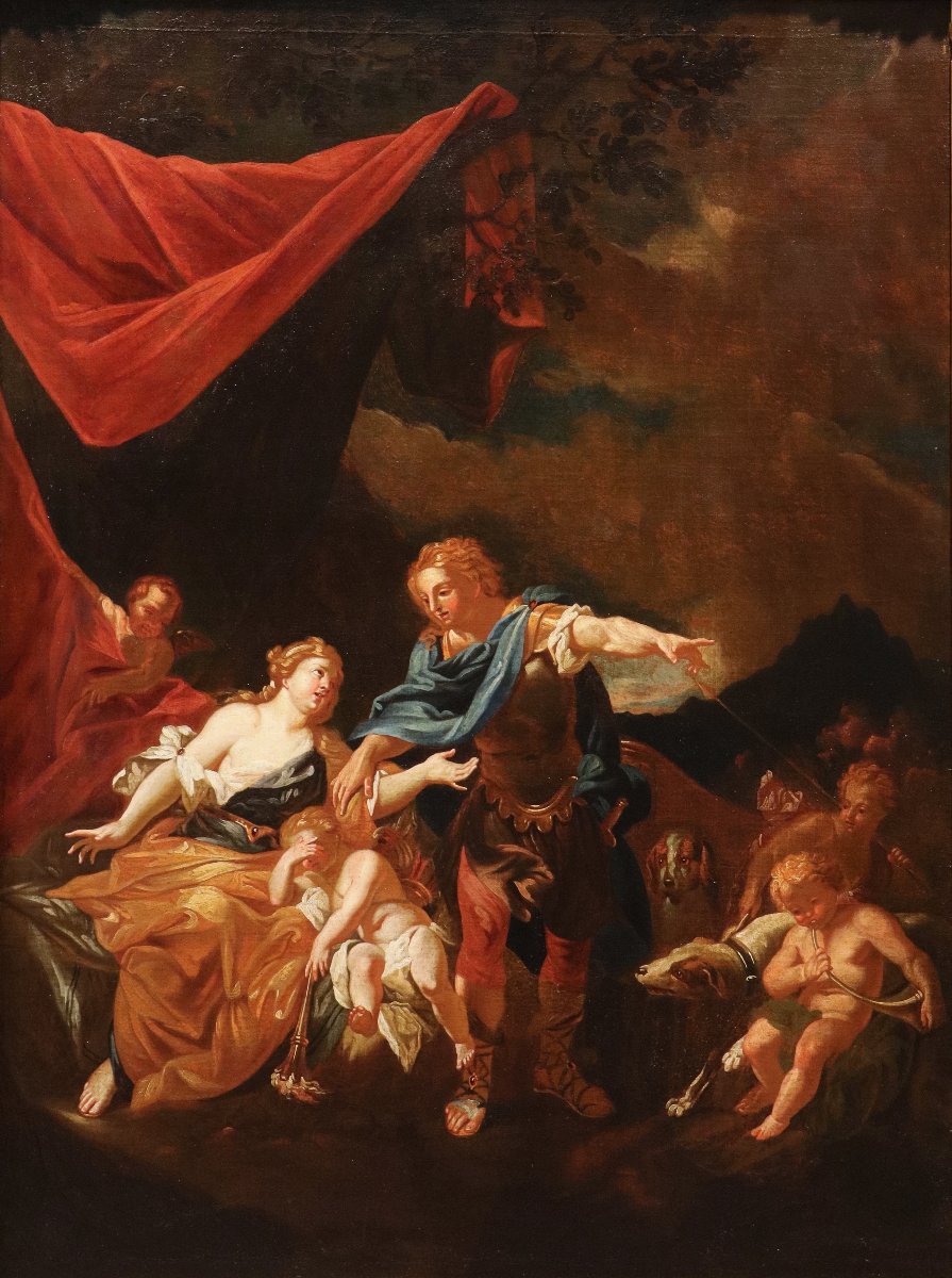 Venus And Adonis, Corrado Giaquinto (naples, 1703 – Naples, 1765)-photo-2