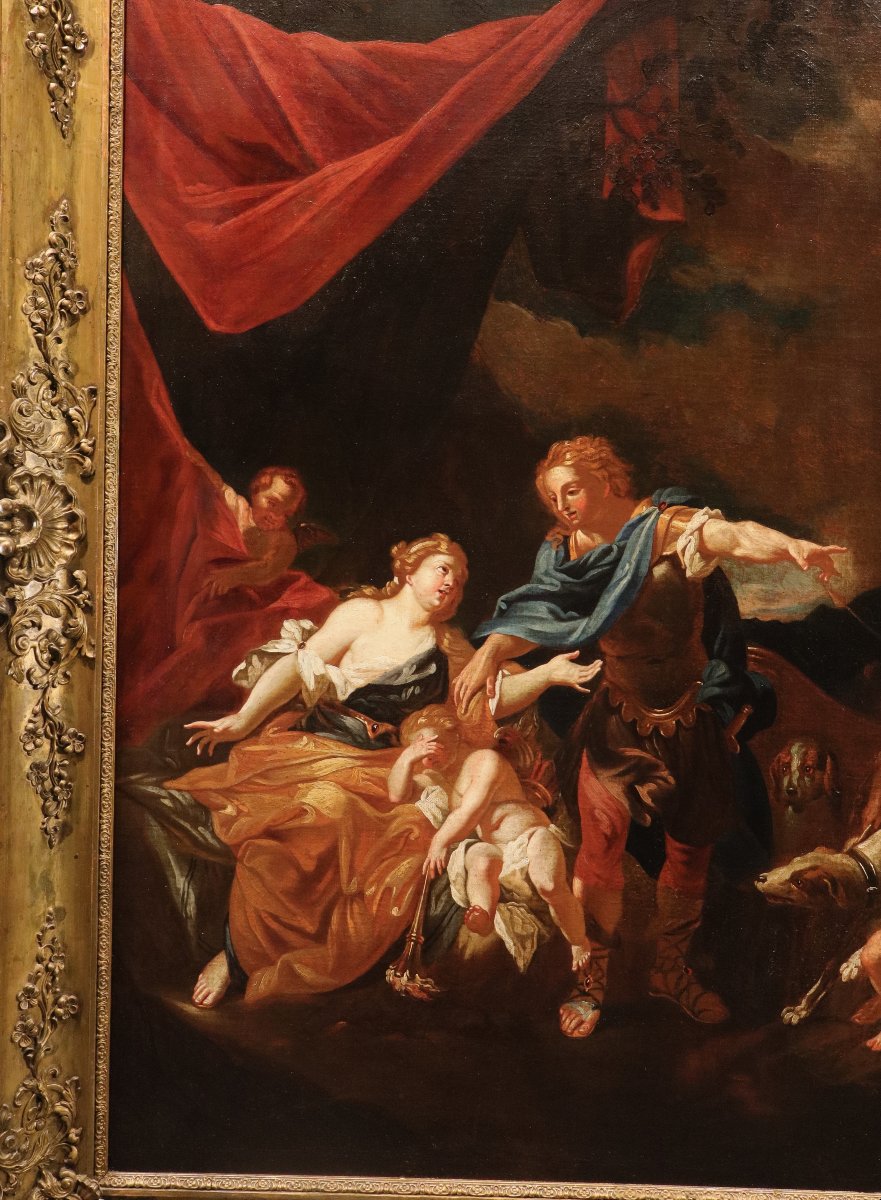 Venus And Adonis, Corrado Giaquinto (naples, 1703 – Naples, 1765)-photo-3
