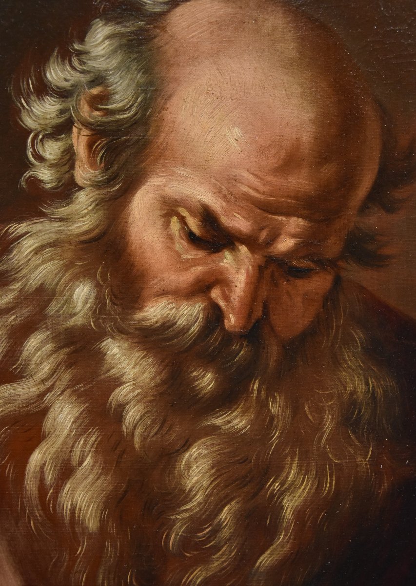 Portrait du philosophe Héraclite, Giovanni Battista Beinaschi (Fossano 1634 - Naples 1688)-photo-4