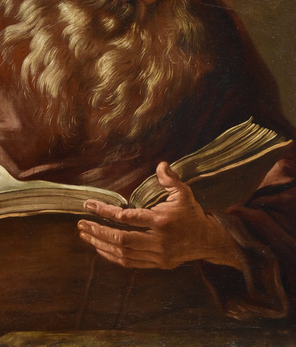 Portrait du philosophe Héraclite, Giovanni Battista Beinaschi (Fossano 1634 - Naples 1688)-photo-1