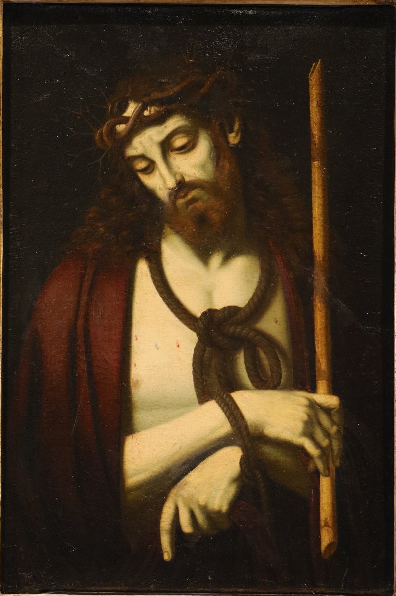 Ecce Homo, Andrea Solario (Milan, vers 1470 – Milan, 1524) suiveur de-photo-2