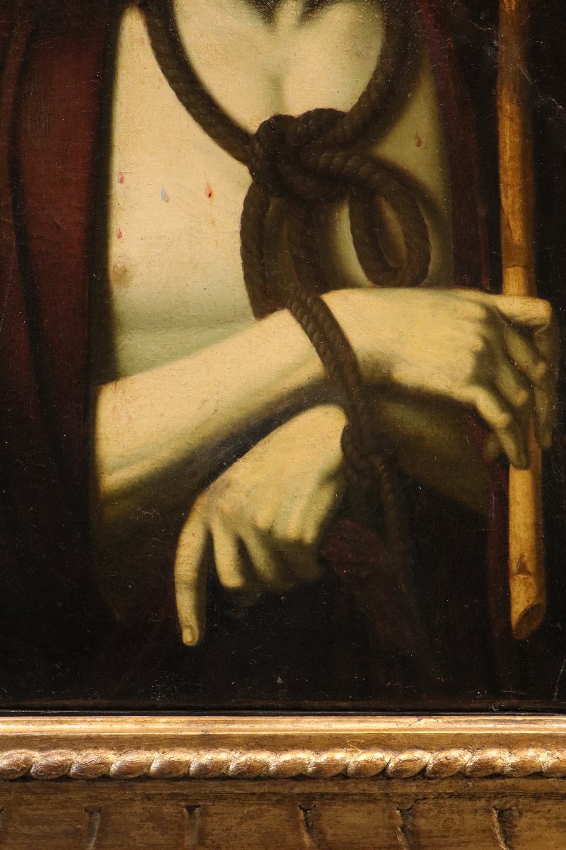 Ecce Homo, Andrea Solario (Milan, vers 1470 – Milan, 1524) suiveur de-photo-2