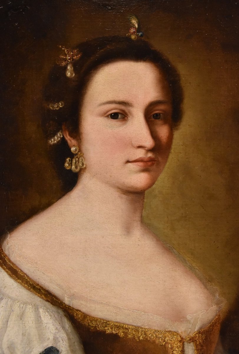 Anton Raphael Mengs (Aussig, 1728 - Rome, 1779), Portrait de jeune fille avec un livre -photo-3