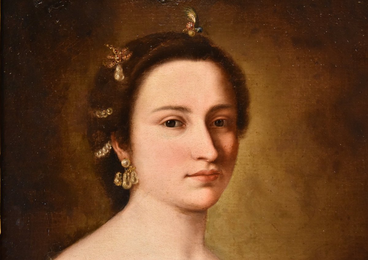 Anton Raphael Mengs (Aussig, 1728 - Rome, 1779), Portrait de jeune fille avec un livre -photo-1