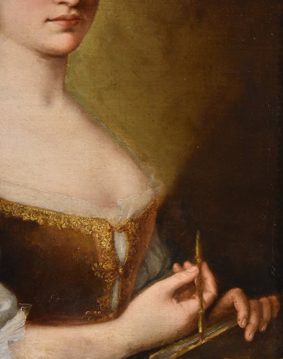 Anton Raphael Mengs (Aussig, 1728 - Rome, 1779), Portrait de jeune fille avec un livre -photo-4