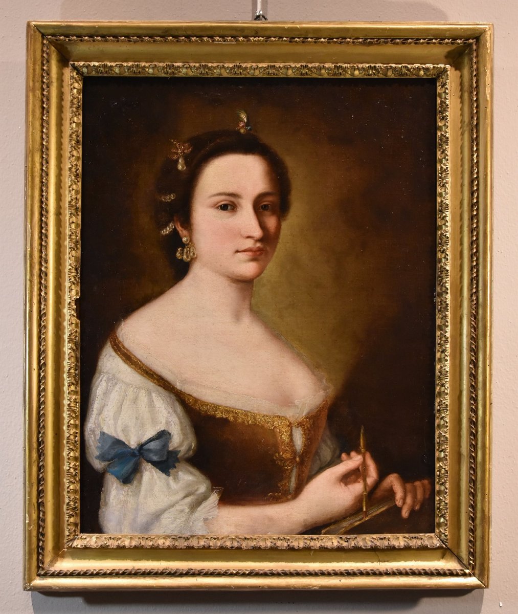 Anton Raphael Mengs (Aussig, 1728 - Rome, 1779), Portrait de jeune fille avec un livre 