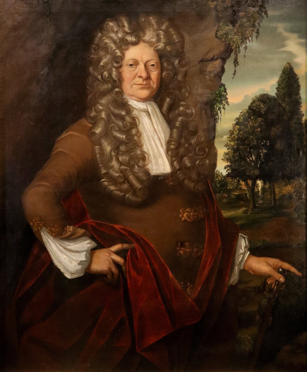 Jonathan Richardson (Londres, 1665 – 1745), Portrait de Hans Sloane-photo-2