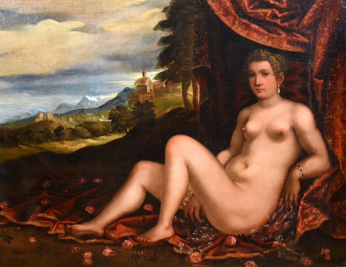 Venus Reclining In A Landscape, By Franck Pauwels, Known As Paolo The Flemish -photo-2