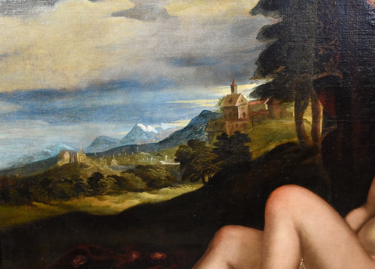 Venus Reclining In A Landscape, By Franck Pauwels, Known As Paolo The Flemish -photo-4